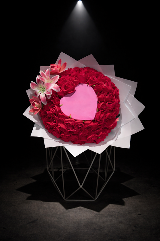 Burn Away Bouquet 45/50 roses